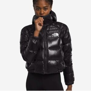 The North Face Black Hydrenalite Down Hooded 600 Puffer Large